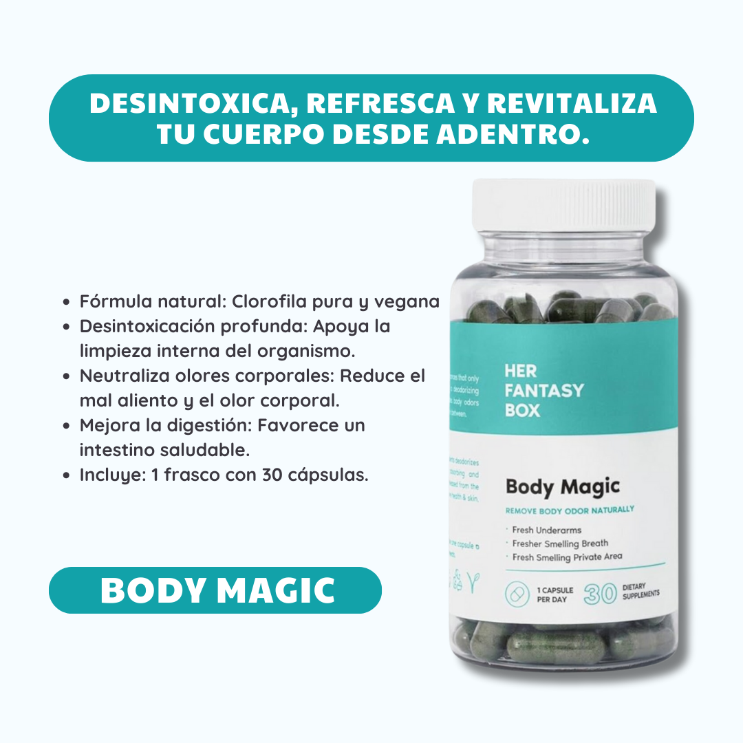 BODY MAGIC – Tu Secreto para un Cuerpo Fresco, Ligero y Sin Olores