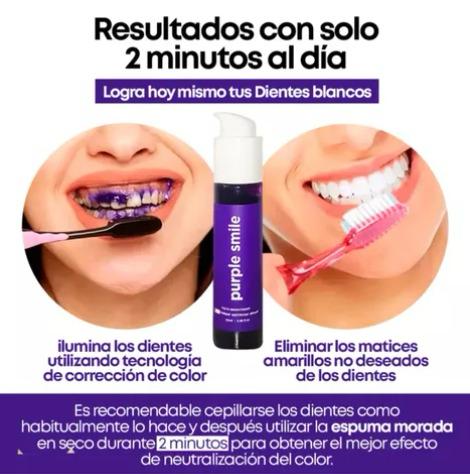 CREMA DENTAL MORADA BLANQUEADORA – Sonríe sin manchas