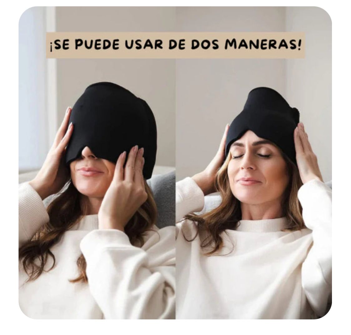 Gorro Anti Migraña y Estrés ( Terapia frio y calor )