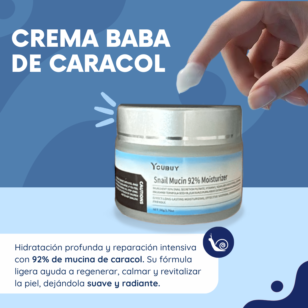 Baba De Caracol 92% Hidratante | Hidratación coreana que regenera tu piel