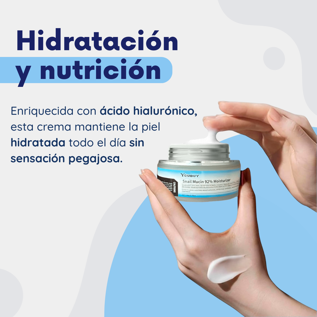 Baba De Caracol 92% Hidratante | Hidratación coreana que regenera tu piel